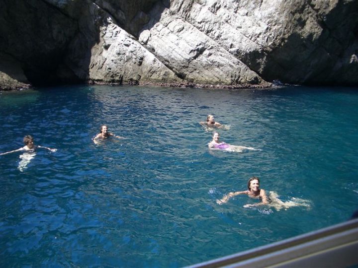 Capri swimming